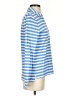 Talbots 100% Cotton Stripes Blue Long Sleeve Blouse Size S - photo 4