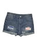 Unbranded Graphic Blue Denim Shorts Size XXL - photo 1