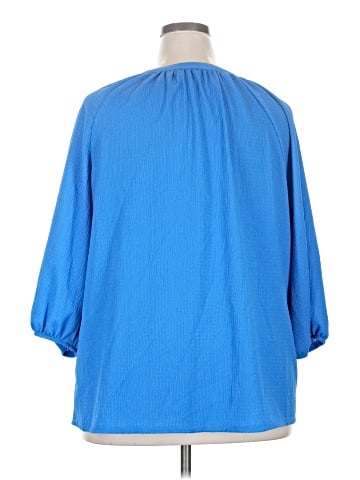 Croft & Barrow 3/4 Sleeve Blouse (view 2)