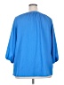 Croft & Barrow Blue 3/4 Sleeve Blouse Size 2X - photo 2