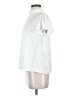 Unbranded 100% Polyester White Short Sleeve Blouse Size M - photo 5