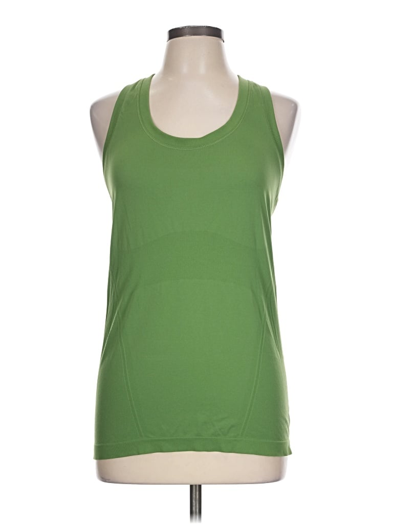 Pre-owned Athleta Active Tank Top In Green