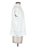 Unbranded 100% Polyester White Short Sleeve Blouse Size M - photo 4