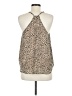 Olivia Grey 100% Polyester Tan Sleeveless Top Size M - photo 2