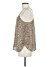Olivia Grey 100% Polyester Tan Sleeveless Top Size M - photo 5