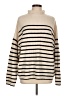 Everlane Stripes Tan Wool Pullover Sweater Size L - photo 1