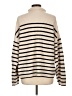 Everlane Stripes Tan Wool Pullover Sweater Size L - photo 2