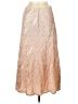 Polly 100% Polyester Metallic Tan Formal Skirt Size 8 - photo 1