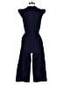 Monteau Solid Blue Jumpsuit Size S - photo 2