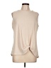 Iwollence Tan Sleeveless T-Shirt Size L - photo 1