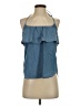 Gap 100% Cotton Blue Sleeveless Blouse Size XS - photo 1