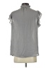 Calvin Klein 100% Polyester Gray Short Sleeve Blouse Size XS (estimated) - photo 2