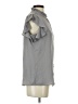 Calvin Klein 100% Polyester Gray Short Sleeve Blouse Size XS (estimated) - photo 4