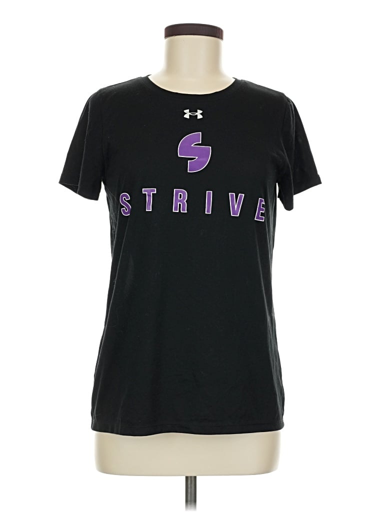 Pre-owned Under Armour Active T-shirt In Black