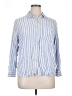 Universal Thread Stripes Blue Long Sleeve Button-Down Shirt Size XL - photo 1