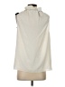 Ann Taylor 100% Polyester Ivory Sleeveless Blouse Size XS - photo 2