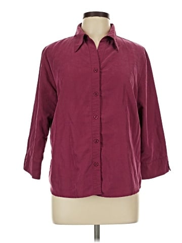Apparenza 3/4 Sleeve Button-Down Shirt (view 1)
