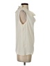 Ann Taylor 100% Polyester Ivory Sleeveless Blouse Size XS - photo 4