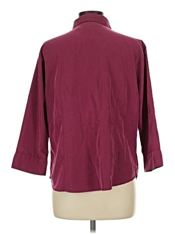 Apparenza 3/4 Sleeve Button-Down Shirt (view 2)