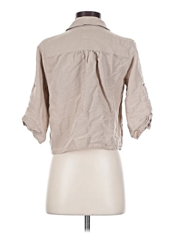 INC International Concepts 3/4 Sleeve Button-Down Shirt (view 2)