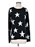 Alya Stars Black Pullover Sweater Size S - photo 1