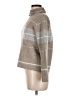 Jeanne Pierre Stripes Gray Turtleneck Sweater Size M - photo 5