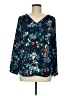 Adrienne Vittadini Teal 3/4 Sleeve Blouse Size M - photo 1