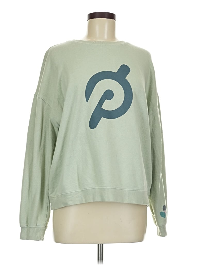 Pre-owned Peloton Sweatshirt In Green