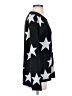 Alya Stars Black Pullover Sweater Size S - photo 4