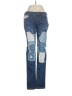Free People Graphic Blue Jeans Size 27 waist - photo 1