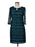 Studio One Tweed Teal Casual Dress Size 6 - photo 1