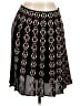Ann Taylor 100% Polyester Argyle Black Casual Skirt Size 10 - photo 1