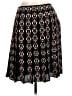 Ann Taylor 100% Polyester Argyle Black Casual Skirt Size 10 - photo 2