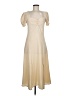 Mable 100% Polyester Ivory Cocktail Dress Size M - photo 1