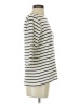 L.L.Bean Stripes Ivory 3/4 Sleeve Top Size S - photo 4