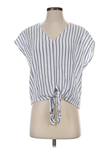 Three Dots Short Sleeve Top (view 1)