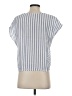 Three Dots 100% Cotton Blue Short Sleeve Top Size S - photo 2