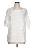 Lungo L'arno Ivory Short Sleeve Blouse Size L - photo 1