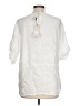 Lungo L'arno Ivory Short Sleeve Blouse Size L - photo 2