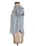 Club Monaco Blue Short Sleeve Blouse Size 00 - photo 5