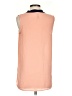 Whisper 100% Polyester Orange Sleeveless Blouse Size S - photo 2