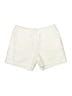 Cherokee 100% Cotton Solid Ivory Shorts Size 12 - photo 1