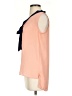 Whisper 100% Polyester Orange Sleeveless Blouse Size S - photo 5