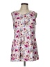 Michelle Mae Pink Sleeveless Blouse Size L - photo 1
