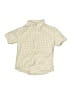 Unbranded Checkered-gingham Yellow Short Sleeve Button-Down Shirt Size 8 (estimated) - photo 1
