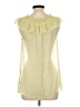 Old Navy Yellow Sleeveless Blouse Size L - photo 2