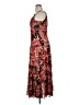 Nine West 100% Polyester Print Brown Cocktail Dress Size 14 - photo 5