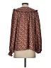 Max Studio 100% Polyester Brown Long Sleeve Blouse Size XS - photo 2