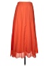 Roolee 100% Polyester Solid Orange Formal Skirt Size S - photo 2