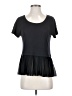 Claudie Pierlot Black Short Sleeve Top Size 4 (1) - photo 1